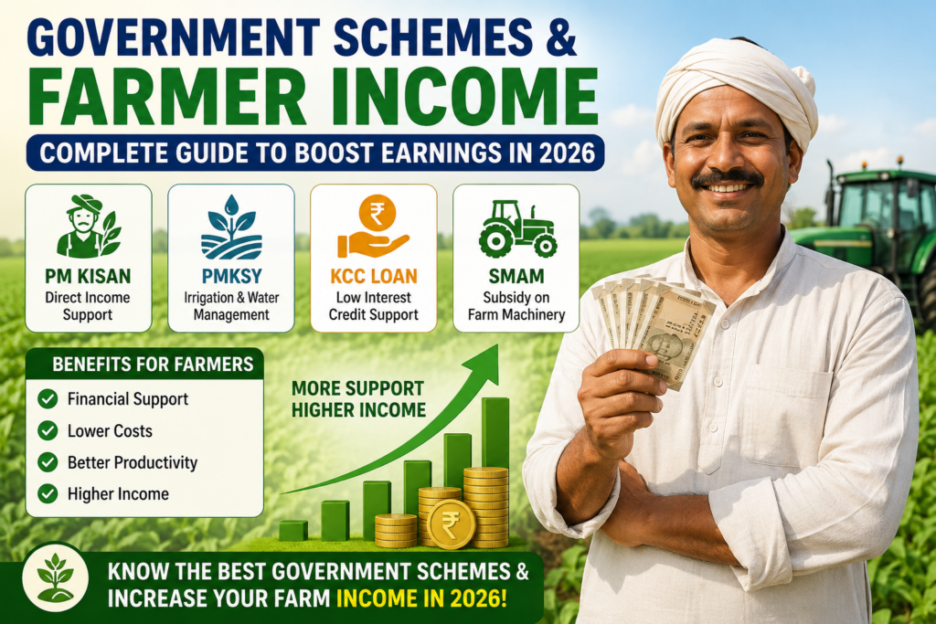  Government Schemes & Farmer Income 