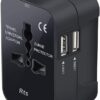 rts USB Universal Travel Adapter