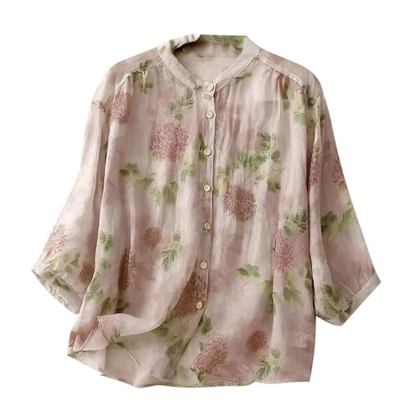Printed Button Down Shirt