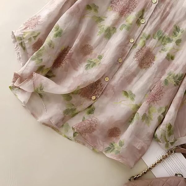 Printed Button Down Shirt