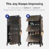 6 Shelf Black Shoe Rack