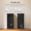 6 Shelf Black Shoe Rack